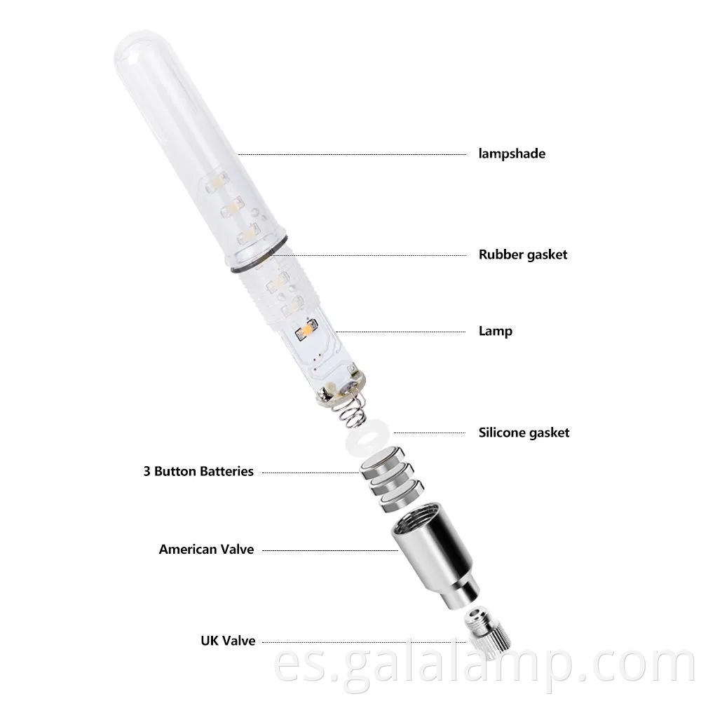 Válvula de bicicleta de montaña Core Wheel Light para advertencia de seguridad de conducción